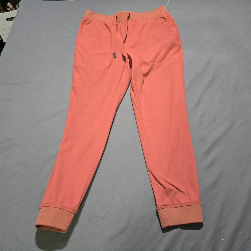 VRST Joggers Men Medium Salmon Pink Activewear Stretch Pants